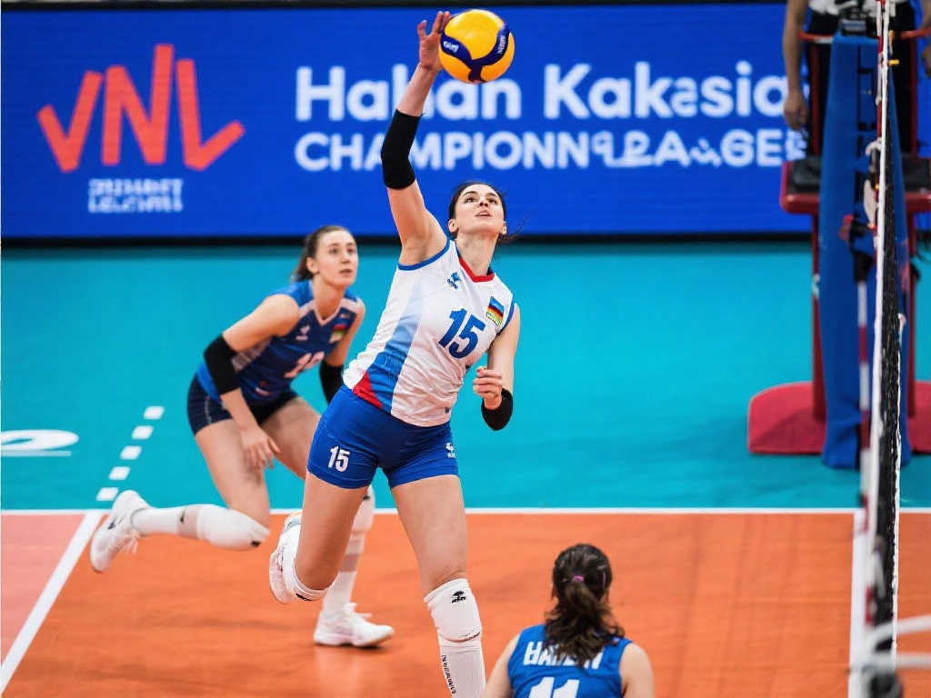 亚洲女排冠军联赛决赛:哈萨克斯坦静候中越对决胜者 亚洲女排冠军联赛决赛:哈萨克斯坦静候中越对决胜者